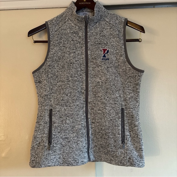 Vantage Jackets & Blazers - UPenn Penn Zip Vest Women’s Medium Ivy League Collegiate